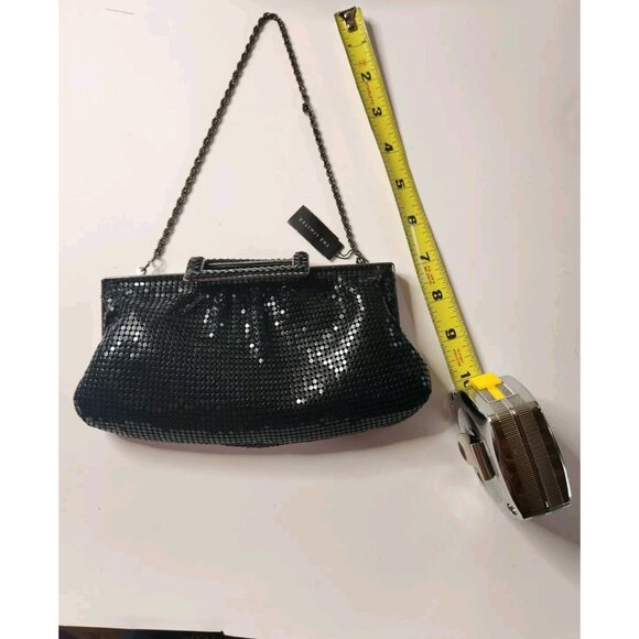 Black Sequin Evening Bag Chain Strap Satin Interior The Limited NWT party - Picture 7 of 7